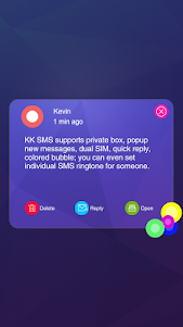 KK SMS Purple Theme 1.0 screenshot 3