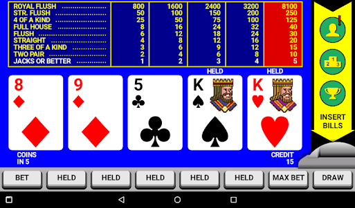 Video Poker Classic Double Up 6.24 screenshot 5