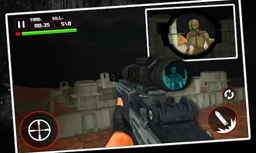 Dead Zombie Zone Sniper War 1.0.2 screenshot 1