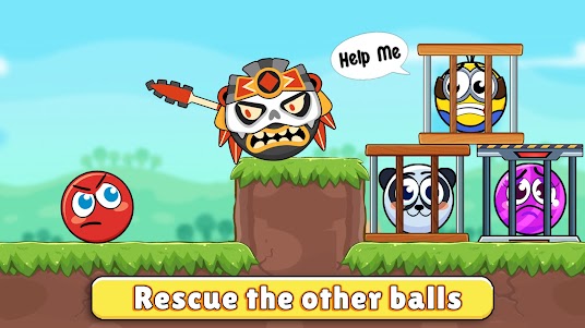Red Bounce Ball Heroes 1.65 screenshot 19