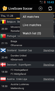 LiveScore Football 1.3.31 screenshot 4
