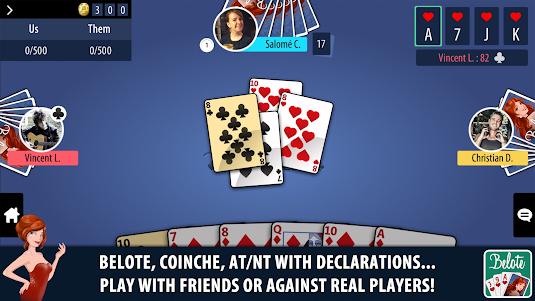 Belote & Coinche Multiplayer 2.24.1 screenshot 2