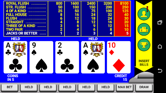 Video Poker Classic Double Up 6.24 screenshot 1