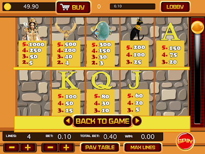 Cleopatra Slots Free Casinos 1.1 screenshot 4