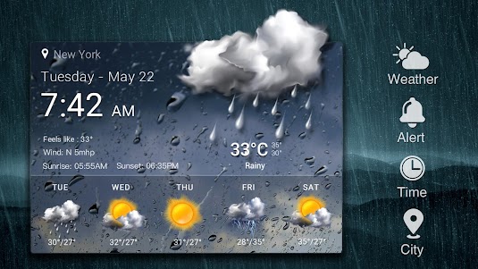 weather information time widget ❄☔️ 16.6.0.6270_50153 screenshot 12
