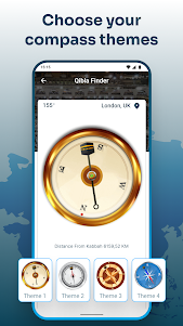 Qibla Compass with Salah Time 1.9.0 screenshot 3