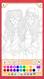 Manga Coloring Book 18.4.0 screenshot 20