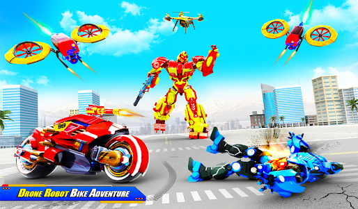 Tiger Robot Moto Bike Game 22 screenshot 7
