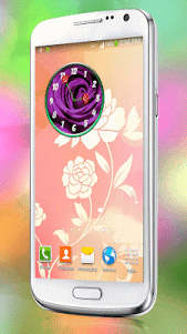 Flowers Clock Widgets 2.2 screenshot 1
