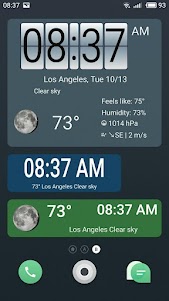 Weather forecast clock widget 2.0.5w screenshot 2