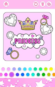 Princess Girls Coloring Book 1.3.2.1 screenshot 8