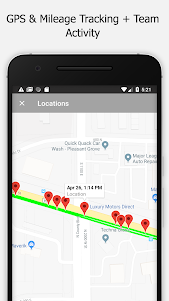 GPS Time & Mileage Tracking 2.06 screenshot 2