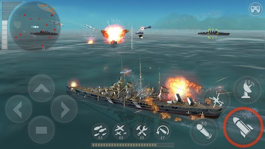 WARSHIP BATTLE:3D World War II 3.7.7 screenshot 1