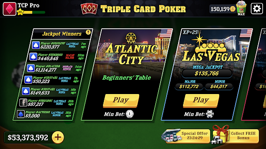Triple Card Poker - Three Card 1.6.1 screenshot 8