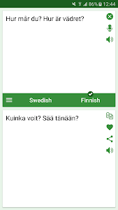 Swedish Finnish Translator 4.1.3 screenshot 1