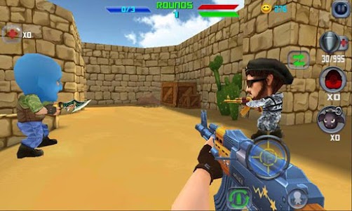 Gun Shoot War Q 1.0.5 screenshot 1
