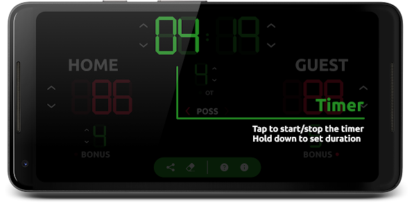 Basketball Scoreboard 1.4.1 screenshot 4