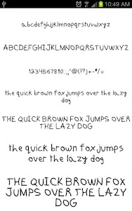 Fonts Hand for FlipFont® Free  screenshot 6