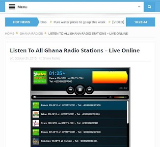 Ghana Sky Web & Radio Stations 8.0 screenshot 3
