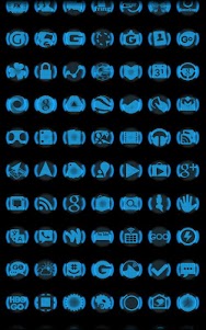 Blue Glow - Icon Pack 1.2 screenshot 3