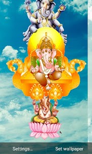 5D God Ganesh Live Wallpaper 1.0 screenshot 4