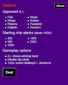 Heads Up AI Poker 2.6.1 screenshot 2