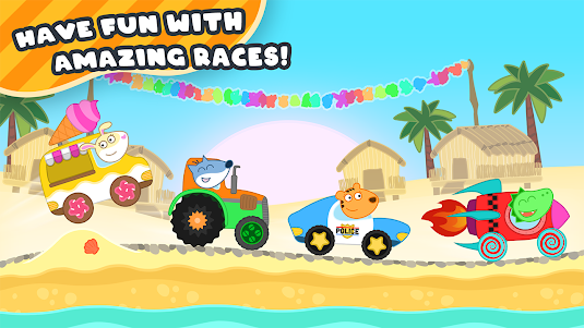 Racing Cars for kids 10.0 screenshot 1