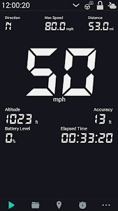 GPS HUD Speedometer Plus 3.51 screenshot 3
