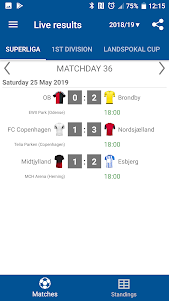 Live Scores for Superliga 2022 3.3.5 screenshot 2