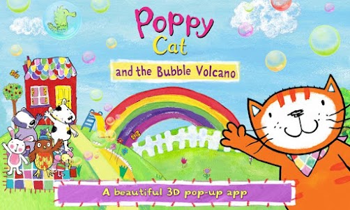 Poppy Cat & the Bubble Volcano 1.0.2 screenshot 1