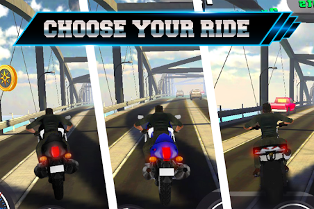 Motorbike Racing 3D Fast Ride 2.1 screenshot 2