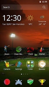 Cricket Fever Theme 1.0.0 screenshot 2