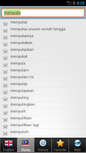 Malay dictionary 1.20 screenshot 5