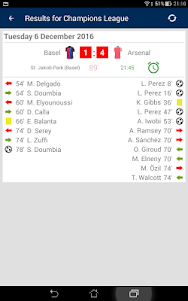Results for Champions League 4.2.4 screenshot 10