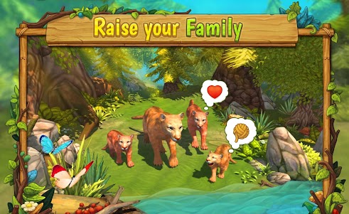 Mountain Lion Family Sim : Ani 1.8.4 screenshot 13