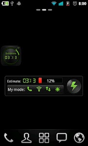 Black Widget GO Power Battery 1.0 screenshot 1
