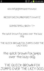 Fonts Hand for FlipFont® Free  screenshot 5