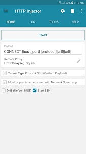 HTTP Injector (SSH/V2R/DNS)VPN 6.0.0 screenshot 1