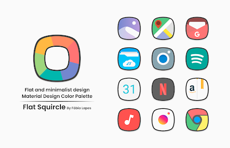 Flat Squircle - Icon Pack 5.0 screenshot 2