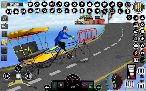Bicycle Rickshaw Driving Games 4.4 screenshot 9