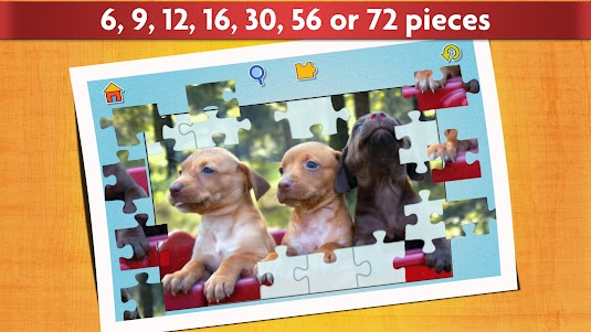 Dogs Jigsaw Puzzle Game Kids 32.0 screenshot 3