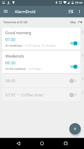 AlarmDroid (alarm clock)  screenshot 1