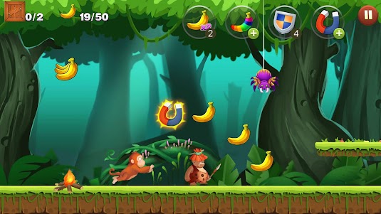 Jungle Monkey Run 1.9.8 screenshot 4