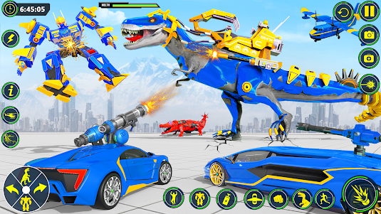 Dino Transform Robot Car Game 83 screenshot 12