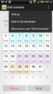 Shift Calendar (since 2013)  screenshot 5