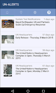UN Emergency Notifications 1.5.1 screenshot 1