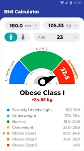 BMI Calculator - Ideal Weight 1.0.10 screenshot 2