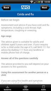 NHS Health and Symptom checker 2.0.10 screenshot 2