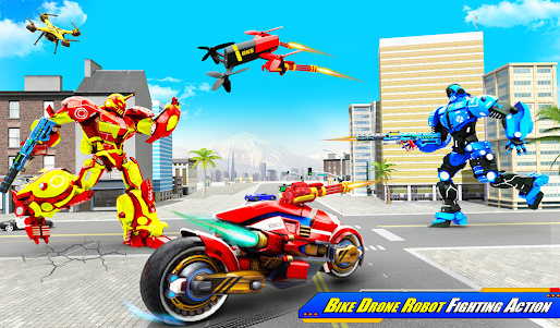Tiger Robot Moto Bike Game 22 screenshot 6