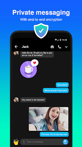 Mint Messenger - Chat And Sms 1.2 screenshot 2